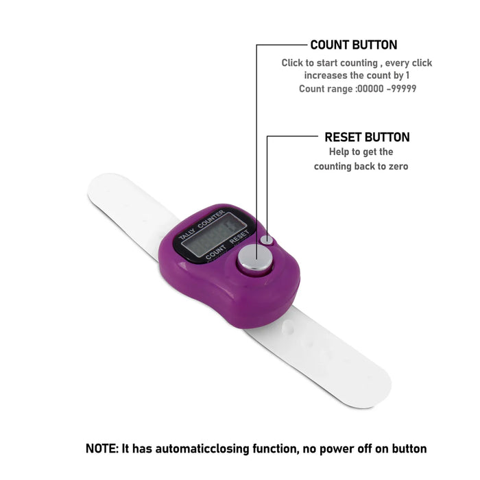 Finger Tally Counter | Ring Tally Counter/ Finger Clicker Counter