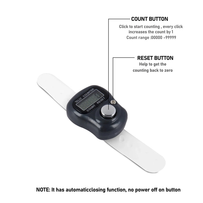 Finger Tally Counter | Ring Tally Counter/ Finger Clicker Counter