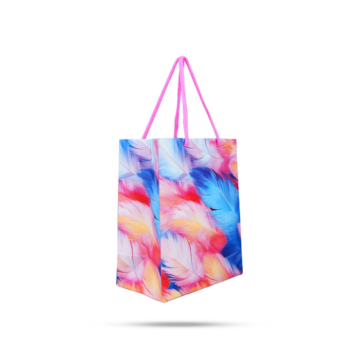 Paper Bag - 6 x 7.25 x 3.5 Inches | Carry Bag/ Gift Bag/ Gift Paper Bag for Shopping