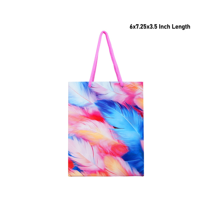 Paper Bag - 6 x 7.25 x 3.5 Inches | Carry Bag/ Gift Bag/ Gift Paper Bag for Shopping