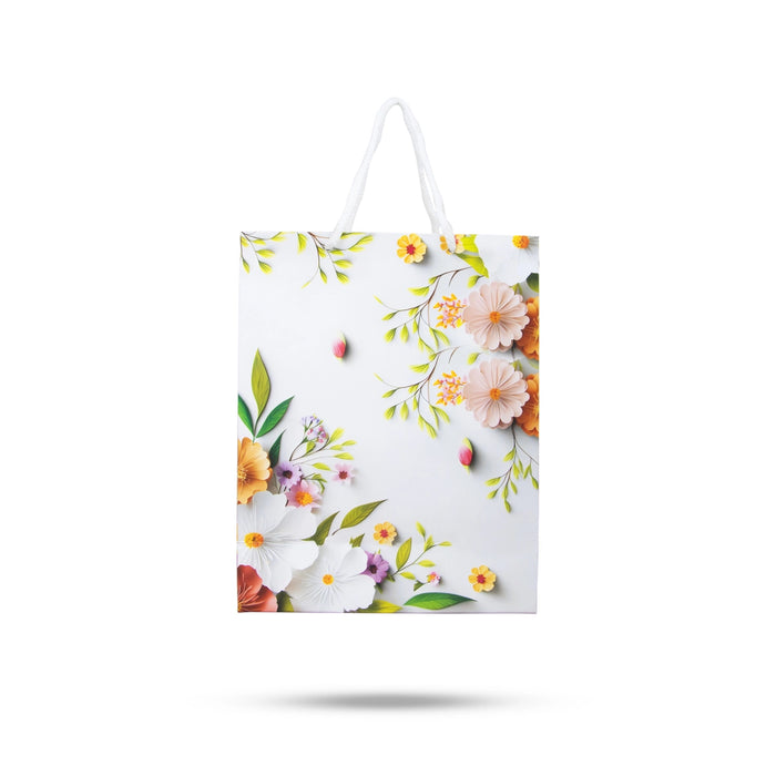 Paper Bag - 7 x 9 x 3 Inches | Carry Bag/ Gift Bag/ Gift Paper Bag for Shopping