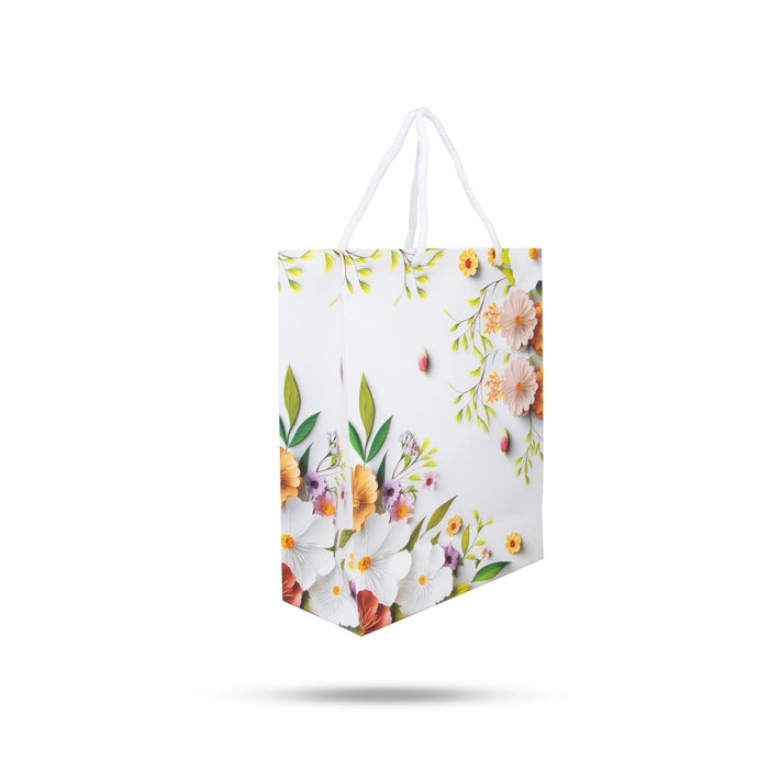 Paper Bag - 7 x 9 x 3 Inches | Carry Bag/ Gift Bag/ Gift Paper Bag for Shopping