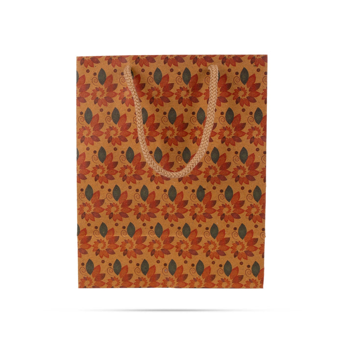 Paper Bag With Handle - 6 x 7.25 x 3.5 Inches | Carry Bag/ Gift Bag/ Gift Paper Bag for Shopping - Bags & Pouches