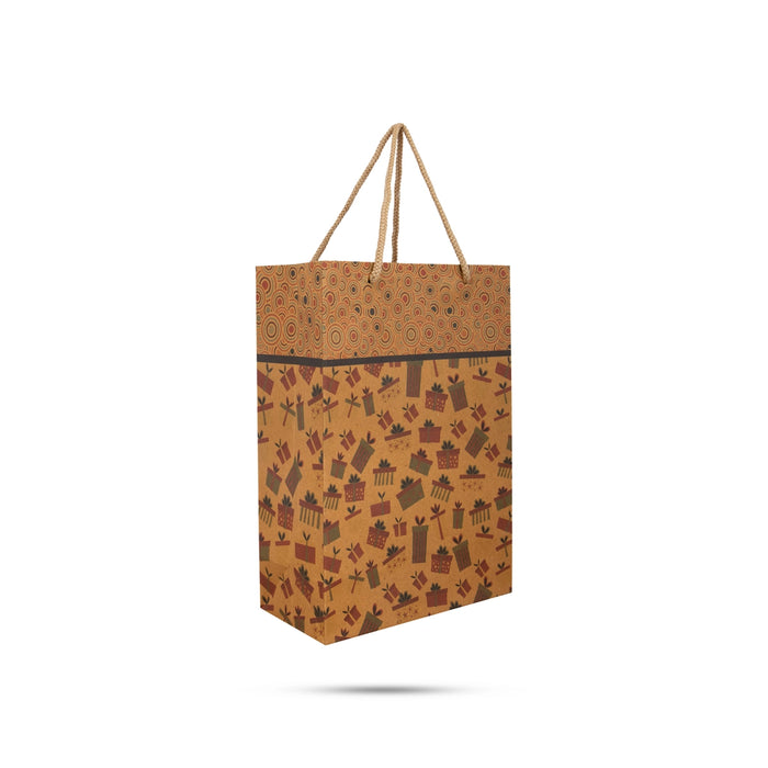 Paper Bag - 7 x 10 x 3.5 Inches | Carry Bag/ Gift Bag/ Gift Paper Bag for Shopping - Bags & Pouches