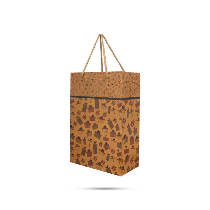 Paper Bag - 7 x 10 x 3.5 Inches | Carry Bag/ Gift Bag/ Gift Paper Bag for Shopping - Bags & Pouches