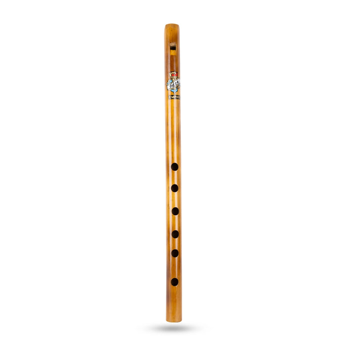 Wooden Flute - 14.5 Inches | B Straight Bamboo Bansuri/ Music Instrument For Practice And Performances - Wind Instruments