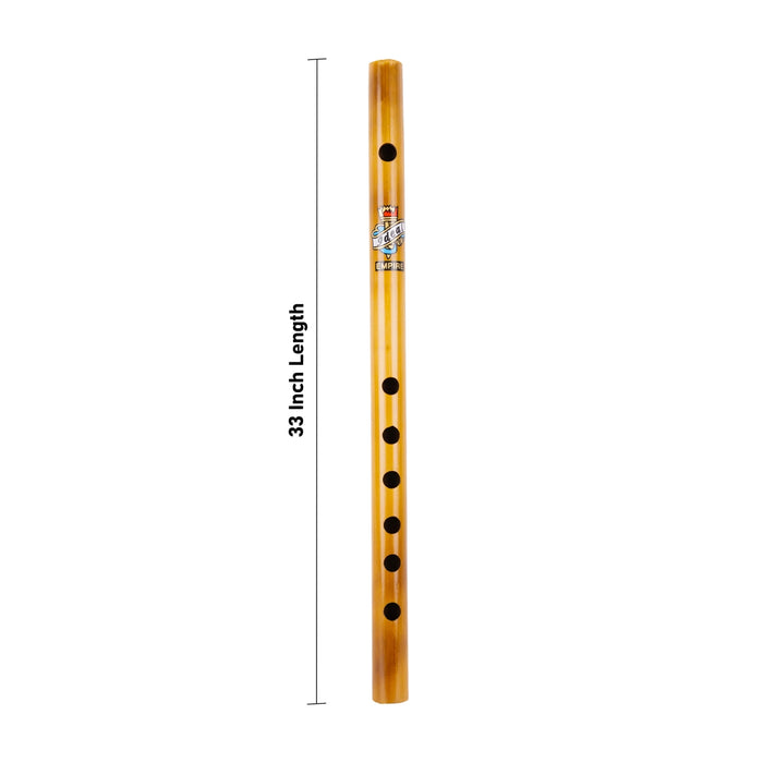 Wooden Flute - 33 Inches | C Scale Side Bamboo Bansuri/ Music Instrument For Practice And Performances - Wind Instruments