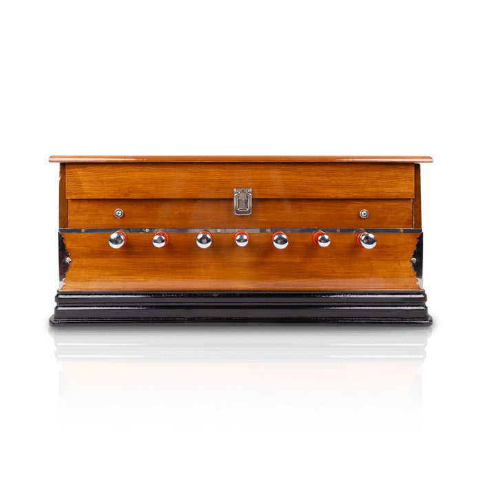 Harmonium 2 Reed - 10 X 22 Inches | 7 Stopper/ Musical Instrument/ Keyboard Instrument For Music Practice - Wind Instruments