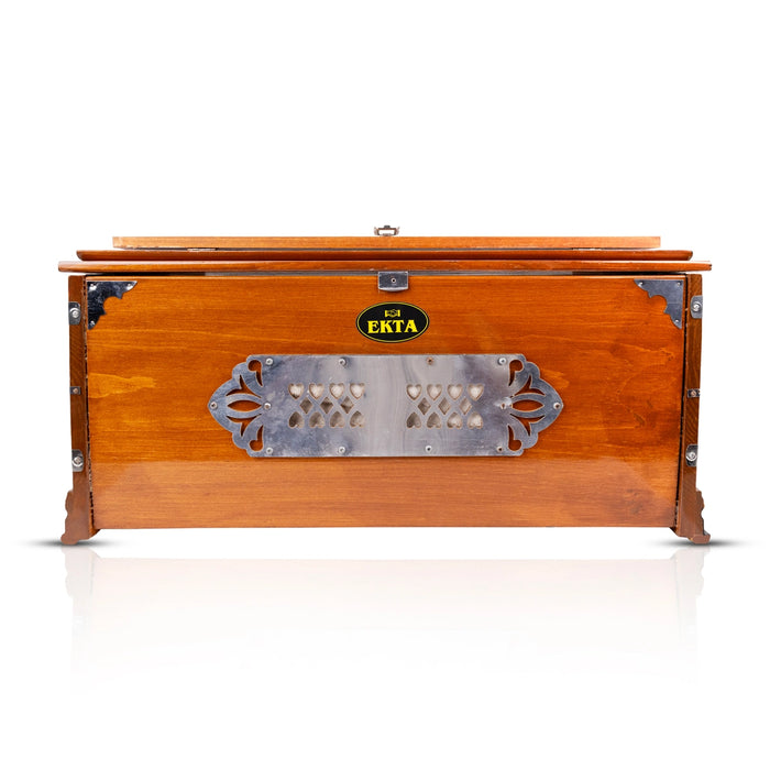 Harmonium 2 Reed - 10 X 22 Inches | 7 Stopper/ Musical Instrument/ Keyboard Instrument For Music Practice - Wind Instruments