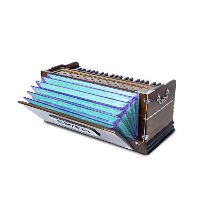 Harmonium- 23 X 12 Inches | 9 Stopper/ 3 1/2 Octave/ Musical Instrument/ Keyboard Instrument For Music Practice - Wind Instruments