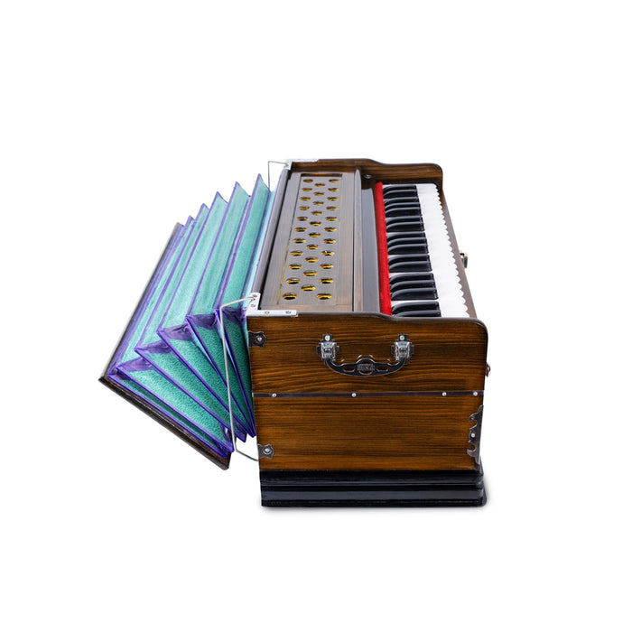Harmonium- 23 X 12 Inches | 9 Stopper/ 3 1/2 Octave/ Musical Instrument/ Keyboard Instrument For Music Practice - Wind Instruments