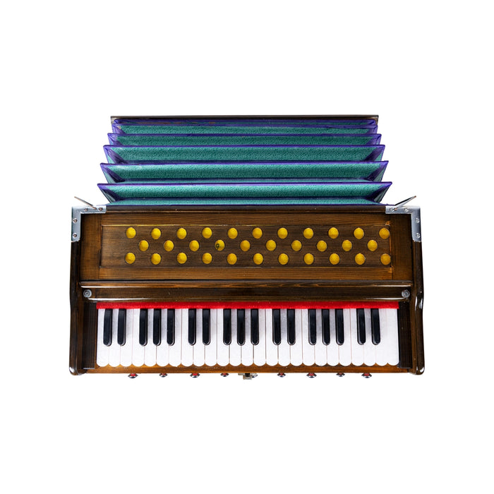 Harmonium- 23 X 12 Inches | 9 Stopper/ 3 1/2 Octave/ Musical Instrument/ Keyboard Instrument For Music Practice - Wind Instruments