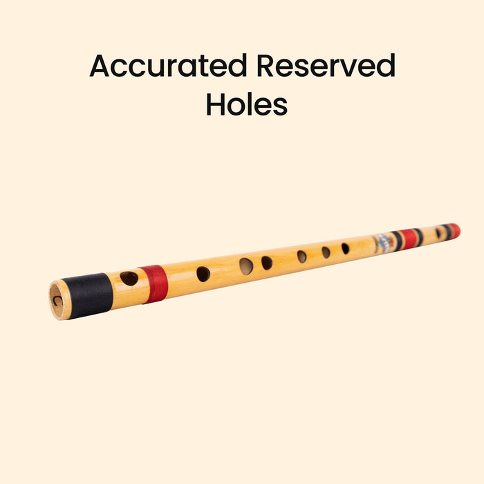 Wooden Flute - 19.5 Inches | C Side Bansuri/ Music Instrument For Practice And Performances - Wind Instruments
