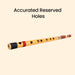 Wooden Flute - 19.5 Inches | C Side Bansuri/ Music Instrument For Practice And Performances - Wind Instruments