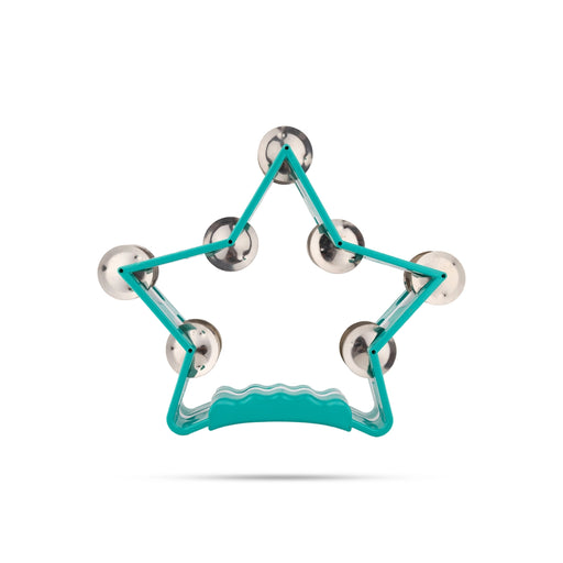 Star Shape Musical Tambourine Without Head- 7.5 Inch | Fiber Kanjira Instrument/Percussion Instrument For Bhajan - Percussion Instruments