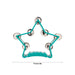Star Shape Musical Tambourine Without Head- 7.5 Inch | Fiber Kanjira Instrument/Percussion Instrument For Bhajan - Percussion Instruments