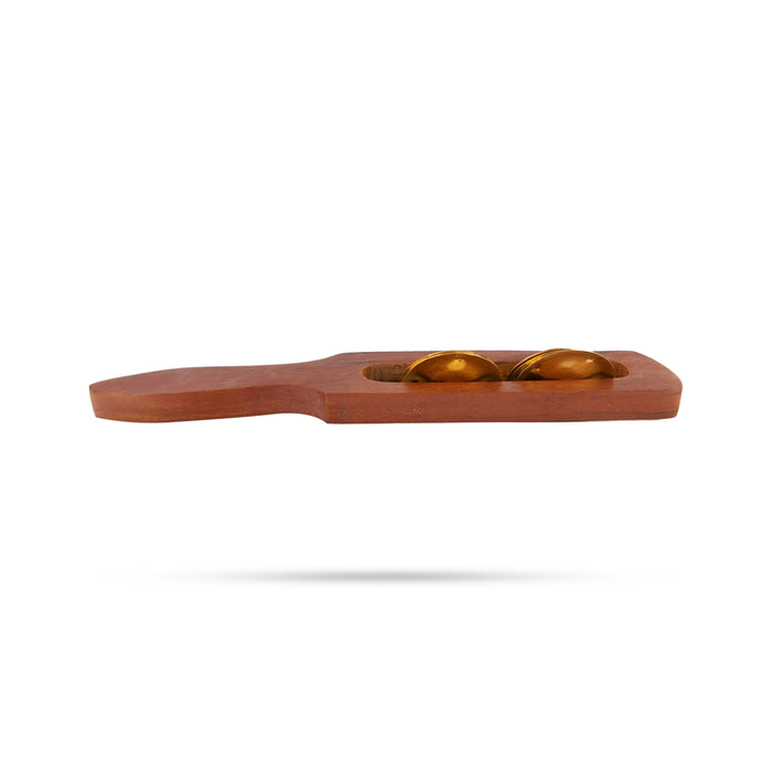 Khal Instrument Khartal Hand | Wooden Hatheli | Musical Instrument