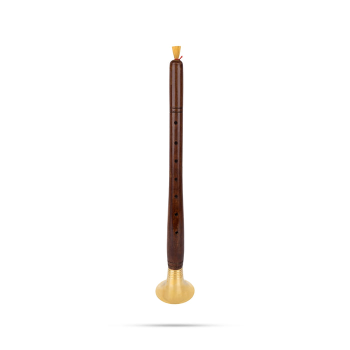 Wooden Shehnai- 19 Inches | Shahnai Wind Instrument/ Music Instrument For Weddings, Functions And Performances - Wind Instruments