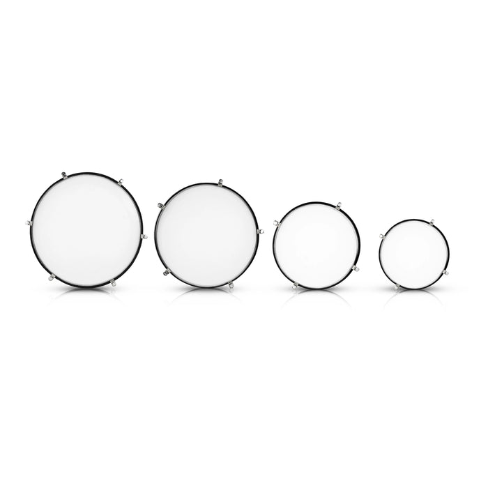 Dhol Instrument- 4.5 X 14 Inches | Nickel Plating Superior Hand Drum/ 4 Pcs/ Music Instrument For Performances - Percussion Instruments