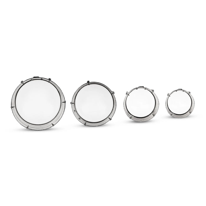 Dhol Instrument- 4.5 X 14 Inches | Nickel Plating Superior Hand Drum/ 4 Pcs/ Music Instrument For Performances - Percussion Instruments