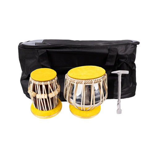 Tabla Drum Set - 10 X 11 Inches | Steel Superior Quality Music Instrument/ Percussion Instrument For Bhajan - Percussion Instruments
