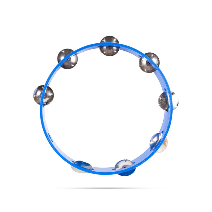 Musical Tambourine Ring Without Head - 10 Inches | Fiber Kanjira Instrument/ Percussion Instrument For Bhajan - Percussion Instruments