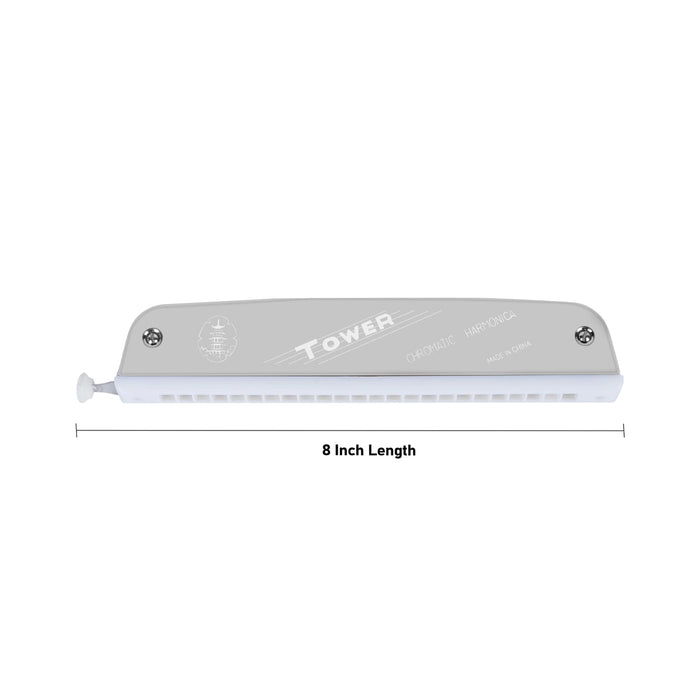 Mouth Organ Tower Scale Changer - 8 Inches | Wind Instrument / Lightweight Musical Instrument for Music Learning