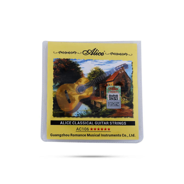 Alice A106 Classical Guitar String Set | Coloured Guitar Strings / Nylon String Set for Smooth Tone