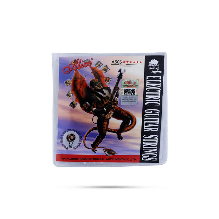 Alice Electric Guitar String Set | Coloured Strings / Durable Electric Strings / Clear Sound Guitar String Set