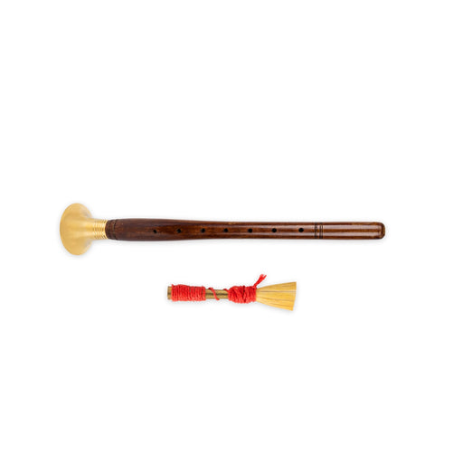 Wooden Shehnai- 14.5 Inches | Shahnai Wind Instrument/ Music Instrument For Weddings, Functions & Performances - Wind Instruments