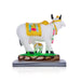 Cow and Calf Idol - 6 x 5.5 Inches | Kamadhenu Statue/ Cow Calf Idol for Pooja - Table Stand Accessories