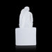 Saibaba Statue Sitting On Base - 18 x 10 Inches | Marble Murti/ Saibaba Idol/ Sai Baba Vigraham for Pooja - Fibre Murties