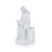 Saibaba Statue Sitting On Base - 18 x 10 Inches | Marble Murti/ Saibaba Idol/ Sai Baba Vigraham for Pooja - Fibre Murties