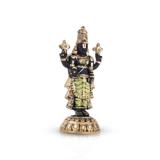 Balaji Murti - 8 Inches | Tirupati Balaji Idol/ Resin Balaji Statue for Home Decor - Fibre Murties