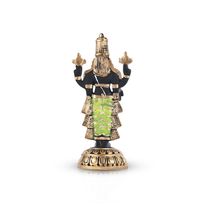 Balaji Murti - 8 Inches | Tirupati Balaji Idol/ Resin Balaji Statue for Home Decor - Fibre Murties