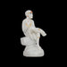 Saibaba Statue Sitting On Base - 5 x 2.5 Inches | Sai Baba Vigraham/ Saibaba Idol for Pooja - Fibre Murties