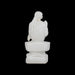 Saibaba Statue Sitting On Base - 5 x 2.5 Inches | Sai Baba Vigraham/ Saibaba Idol for Pooja - Fibre Murties