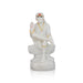 Saibaba Statue Sitting On Base - 5 x 2.5 Inches | Sai Baba Vigraham/ Saibaba Idol for Pooja - Fibre Murties