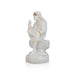 Saibaba Statue Sitting On Base - 5 x 2.5 Inches | Sai Baba Vigraham/ Saibaba Idol for Pooja - Fibre Murties