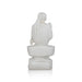 Saibaba Statue Sitting On Base - 5 x 2.5 Inches | Sai Baba Vigraham/ Saibaba Idol for Pooja - Fibre Murties