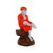Saibaba Statue Sitting On Base - 5 x 2.5 Inches | Sai Baba Vigraham/ Saibaba Idol for Pooja - Fibre Murties