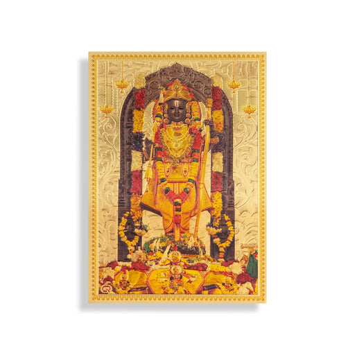 Photo Fridge Magnet - 3.25 x 2.25 Inches | Photo Magnet/ Golden Colour Picture Magnet for Home - Hindu God Photos & Frames