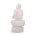 Saibaba Statue Sitting On Base - 6 x 3 Inches | Marble Murti/ Saibaba Idol/ Sai Baba Vigraham for Worship - Fibre Murties