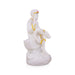 Saibaba Statue Sitting On Base - 6 x 3 Inches | Marble Murti/ Saibaba Idol/ Sai Baba Vigraham for Worship - Fibre Murties