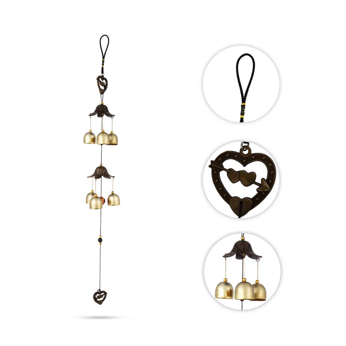 Wind Chime - 17 Inches | Windchime Hanging / Home Decor Piece For Indoor & Outdoor