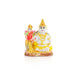 Laxmi Kuber Statue - 4 x 3 Inches White | Resin Lakshmi Kuber Idol/ Laxmi Kuber Idol for Pooja - Fibre Murties