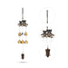 Wind Chime - 16 x 2.5 Inches | Wind Bell Chimes/ Wind Bell for Home Decor - Wall Hanging