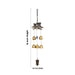 Wind Chime - 16 x 2.5 Inches | Wind Bell Chimes/ Wind Bell for Home Decor - Wall Hanging