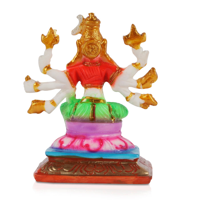 Varahi Amman Statue - 5 Inch | Marble Dust Varahi Statue/ Varahi Amman Idol for Pooja - Fibre Murties