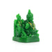 Laxmi Kuber Statue - 4 x 3 Inches Green | Resin Lakshmi Kuber Idol/ Laxmi Kuber Idol for Pooja - Fibre Murties